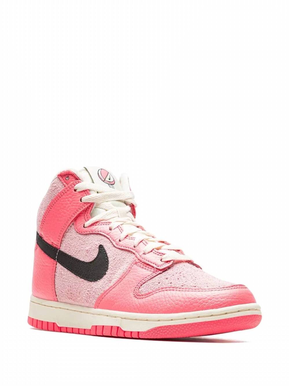 NEW NIKE women's dunk high sneakers in hoops pack pink - Picture 3 of 6